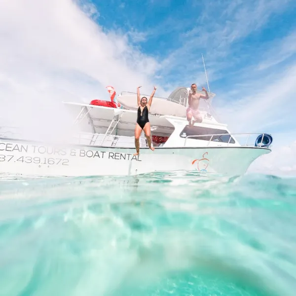 a man flying through the air while riding skis