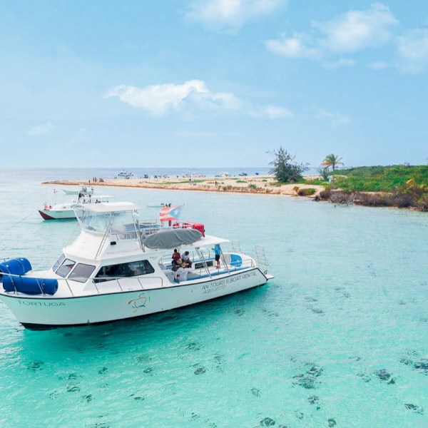 a small boat in a body of water